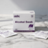 Alcohol swab, pouch 5x5cm, inside non woven 3*6cm (2ply 70% isopropyl alcohol, 200PCS/BOX